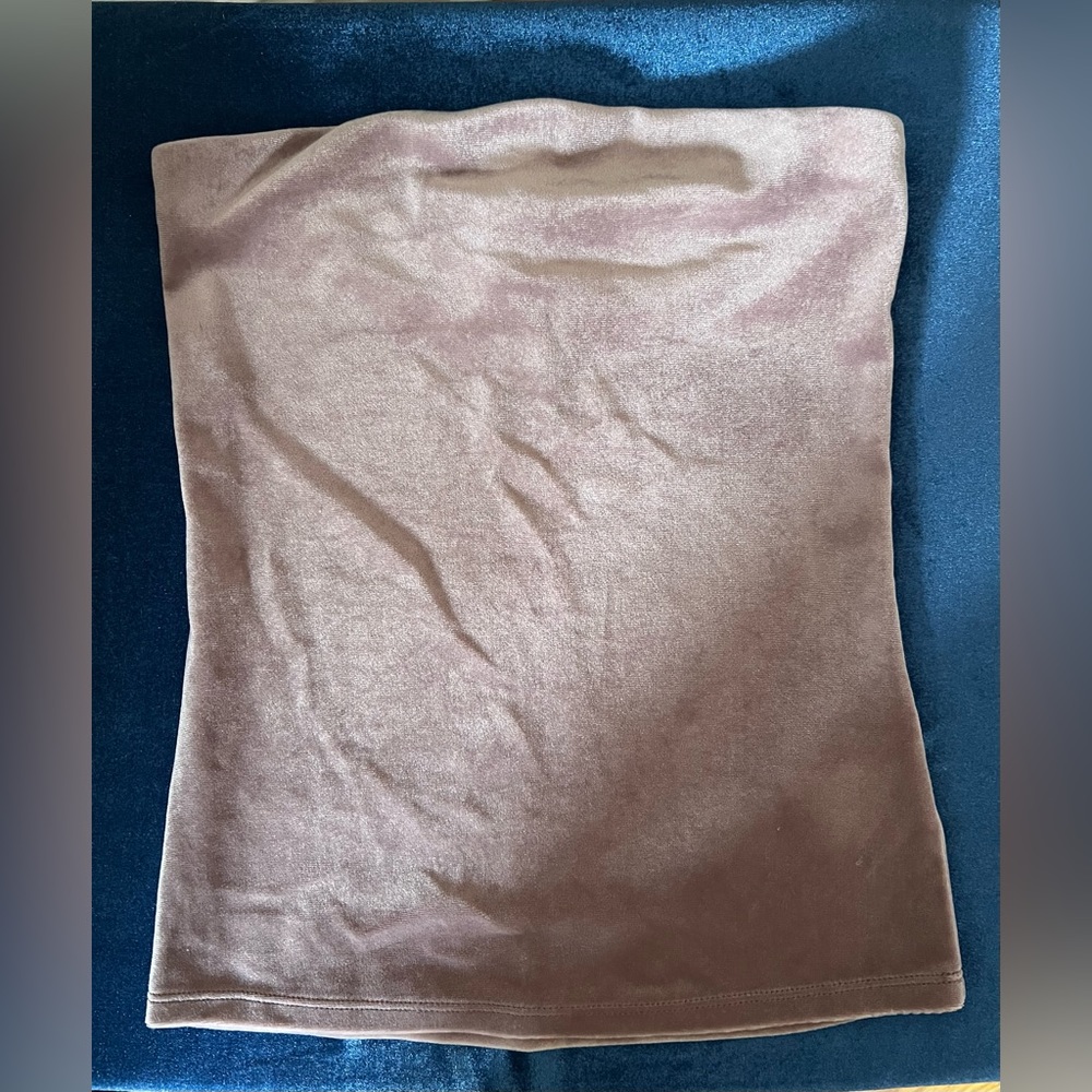 NWT Express Velvet Strapless Tube Top